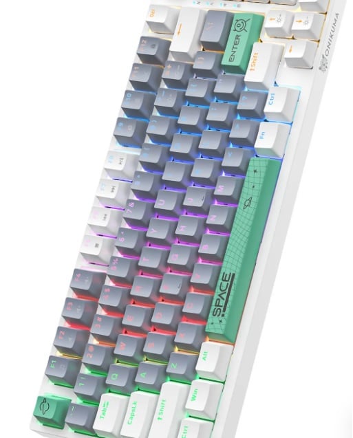 Onikuma G38 Mechanical Gaming Keyboard 電競機械遊戲鍵盤 青軸 / 茶軸