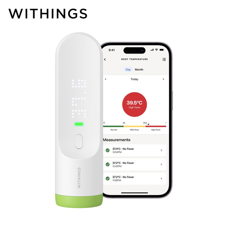WITHINGS Thermo 數位溫度計 (非接觸式智慧型)【原裝行貨兩年保養】
