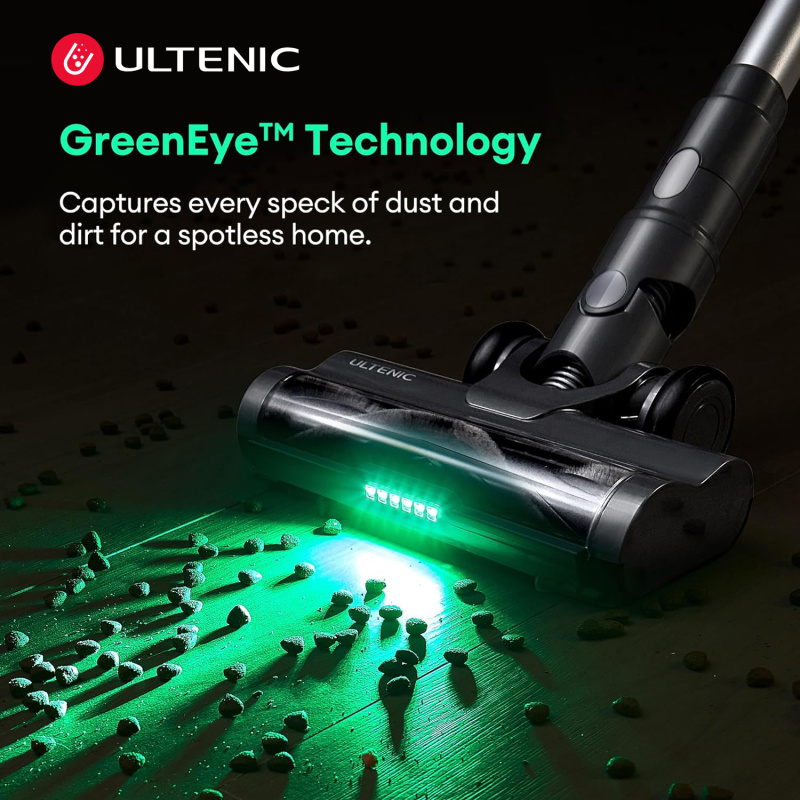 Ultenic U12 Vesla 綠光顯塵多功能無線吸塵器