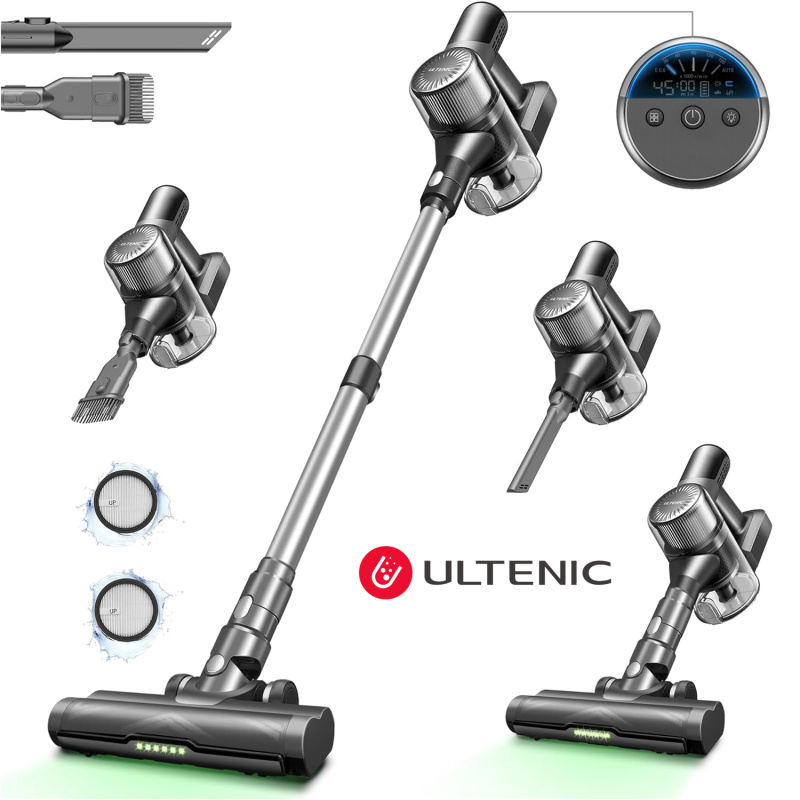 Ultenic U12 Vesla 綠光顯塵多功能無線吸塵器