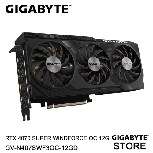 GIGABYTE GeForce RTX™ 4070 SUPER WINDFORCE OC 12G