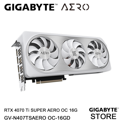 GIGABYTE GeForce RTX™ 4070 Ti SUPER AERO OC 16G