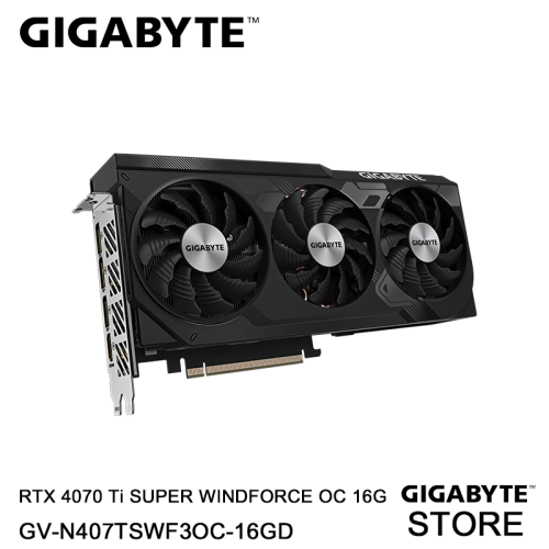 GIGABYTE GeForce RTX™ 4070 Ti SUPER WINDFORCE OC 16G