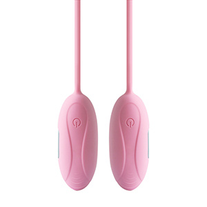 UTOO超震動 防水矽膠充電雙震蛋 [2色]