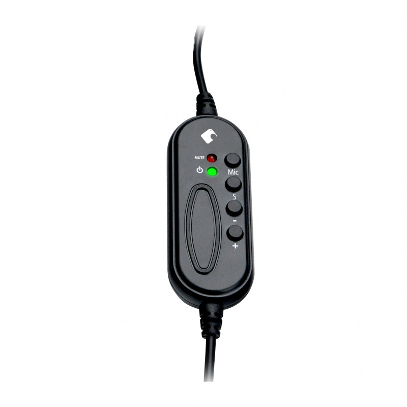E-MIC-005 USB 單邊耳機設計電腦耳機連咪即插即用 降噪 通話清晰 客戶服務 遙距教學 視像會議 Zoom