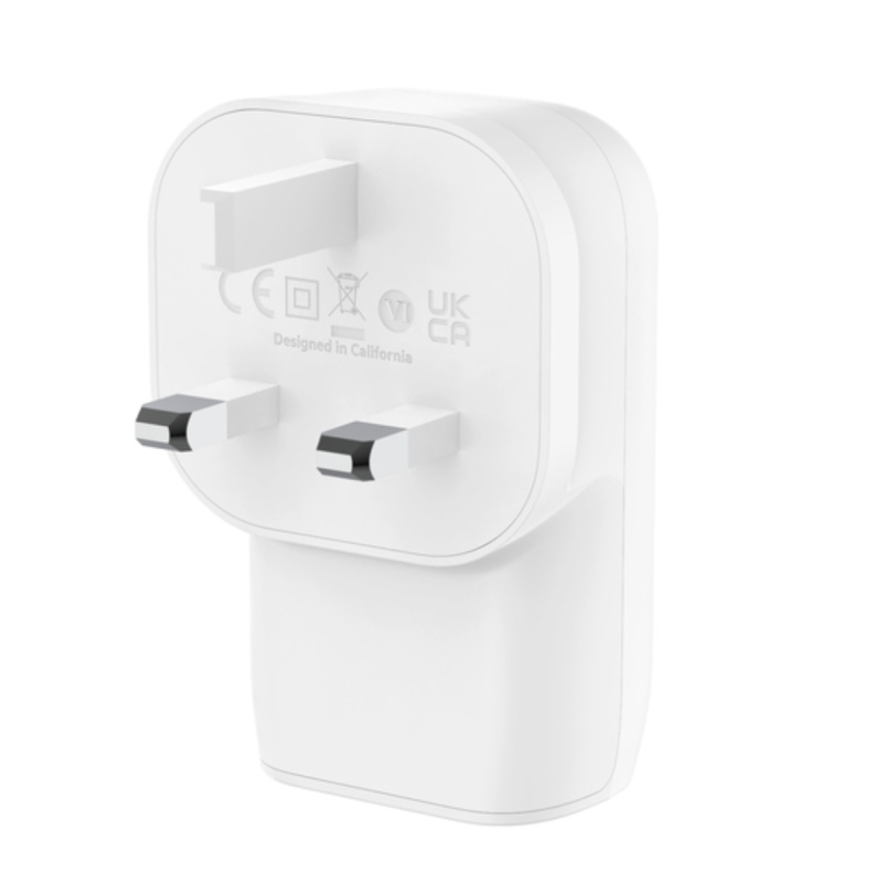 Belkin BoostCharge 3 Port USB-C Wall Charger with PPS 67W 3連接埠USB-C家用充電器 WCC002myWH
