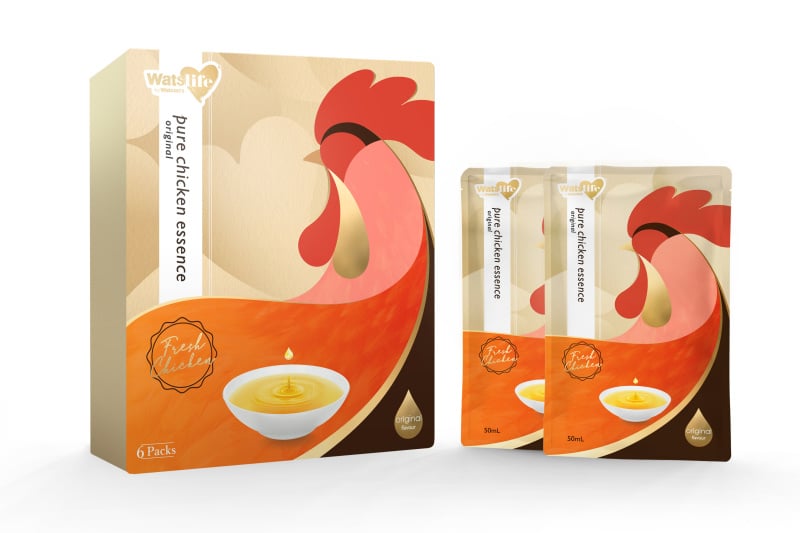 [原箱10盒*6包] WatsLife 滴雞精 50ml [3口味] [中/英文版隨機出貨]【春日會員感謝祭】