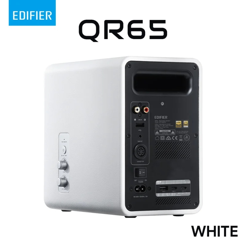 Edifier Hi-Res 藍牙書架式喇叭 QR65 [2色]