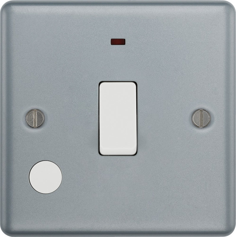 英國 BG British General Metal Clad MC531 IP20 20A 雙極開關