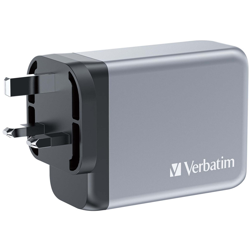 Verbatim 4 埠 200W GaN 壁式充電器 (GNC-200U) - 32210
