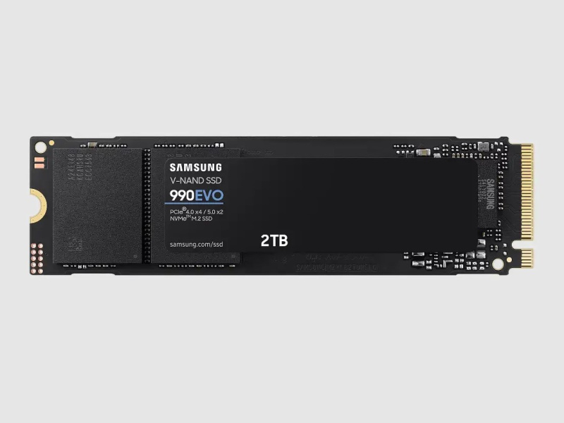 SAMSUNG 990 EVO 2TB PCle 4.0 x4 / 5.0 x2 NVMe M.2 固態硬碟 (MZ-V9E2T0BW)