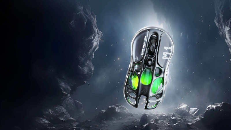 GravaStar MERCURY M1 Pro 異骨鏤空設計無線電競滑鼠 [2色]