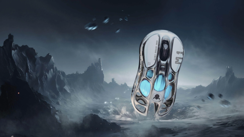 GravaStar MERCURY M1 Pro 異骨鏤空設計無線電競滑鼠 [2色]