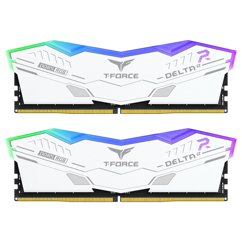 TEAM T-Force Delta RGB D5 6000MHz 32GB x2 CL38 (Black / White) RM-DR5B64