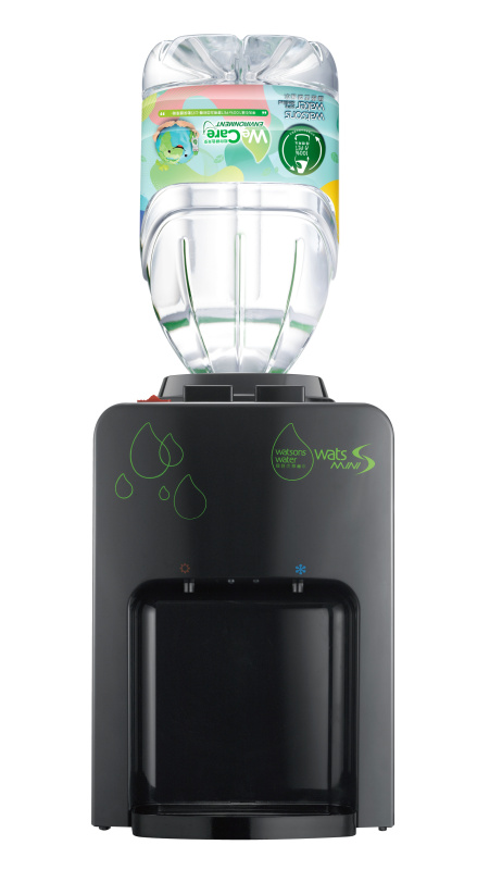 屈臣氏 Watsons - NEW WATS-MINI(S) 溫熱水機-黑色 + 4.5公升 X 4箱 (共16支)【新春市集】