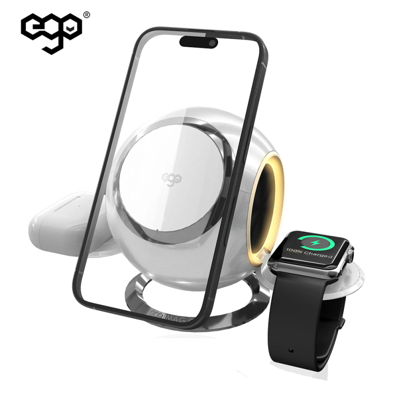 EGO Mag.Q @ 3in1 15W Magsafe 充電座【原裝行貨 一年保養】