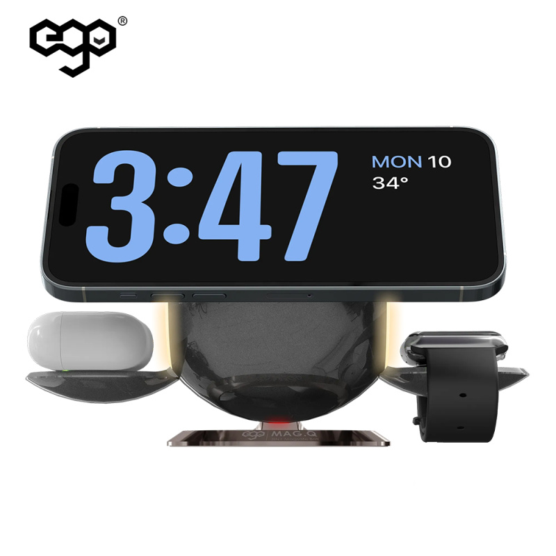 EGO Mag.Q @ 3in1 15W Magsafe 充電座【原裝行貨 一年保養】