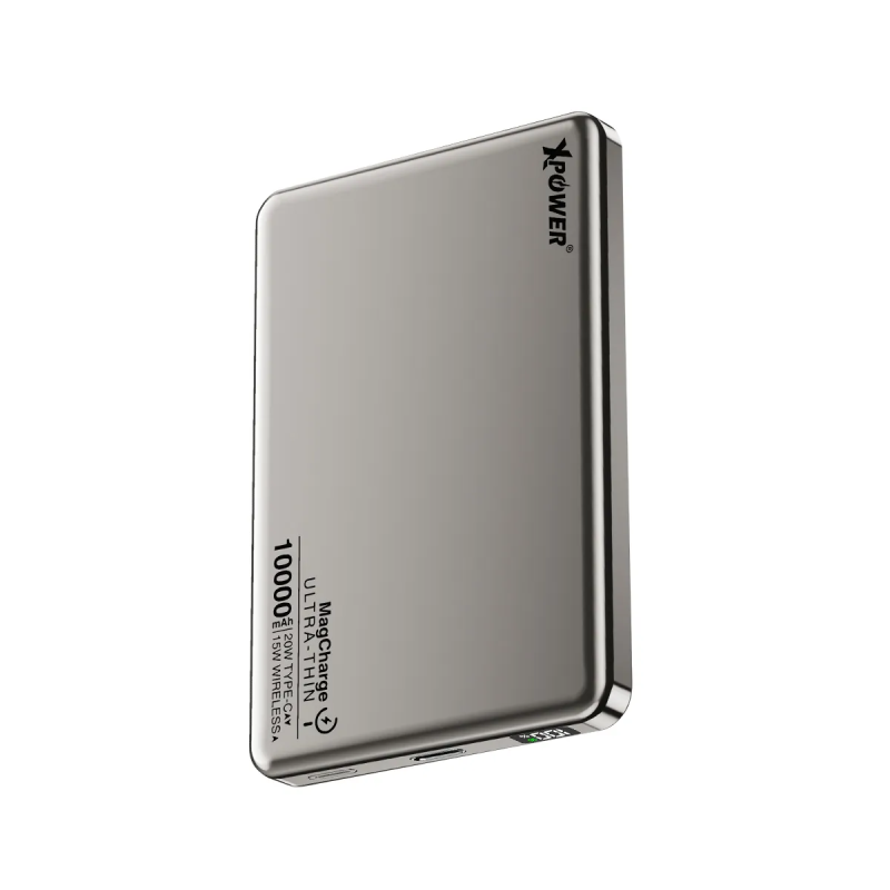XPower 10000mAh 鋁合金超薄 PD 3.0 磁吸無線快速充電器 M10K