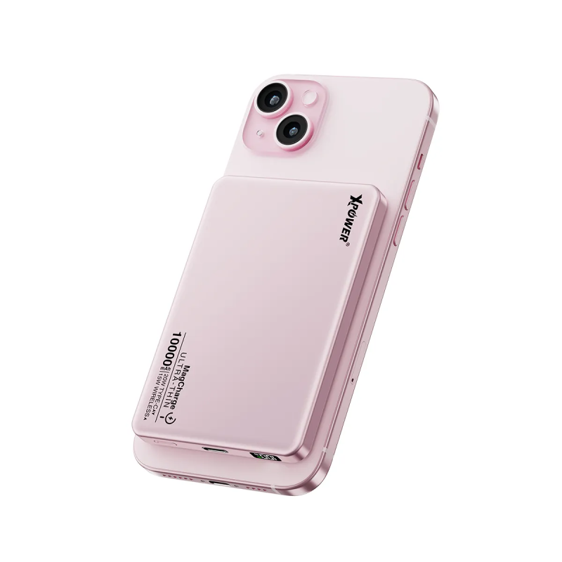 XPower 10000mAh 鋁合金超薄 PD 3.0 磁吸無線快速充電器 M10K
