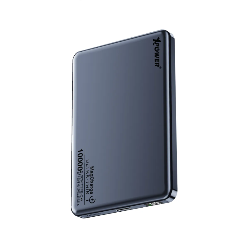 XPower 10000mAh 鋁合金超薄 PD 3.0 磁吸無線快速充電器 M10K