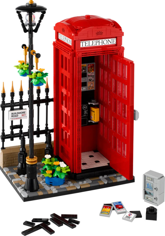 LEGO 21347 Red London Telephone Box 倫敦紅色電話亭 (Ideas)