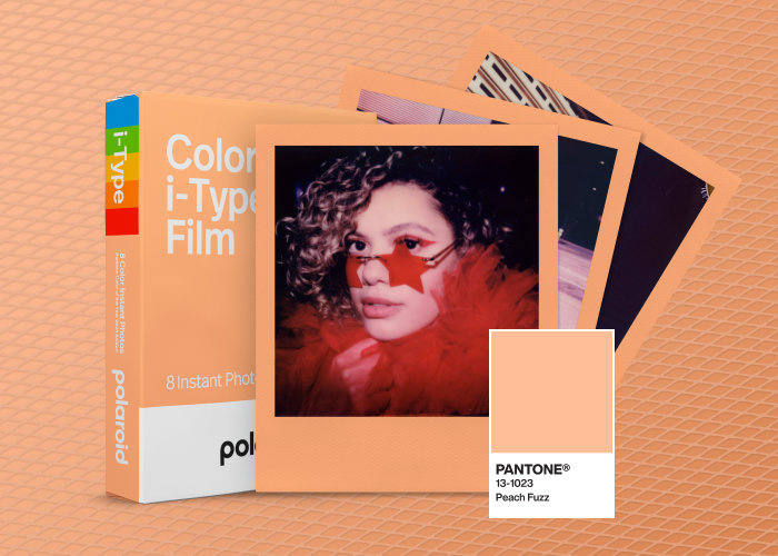 Polaroid I-TYPE New Pantone-Inspired Instant Film Is Just Peachy Color of the Year 2024