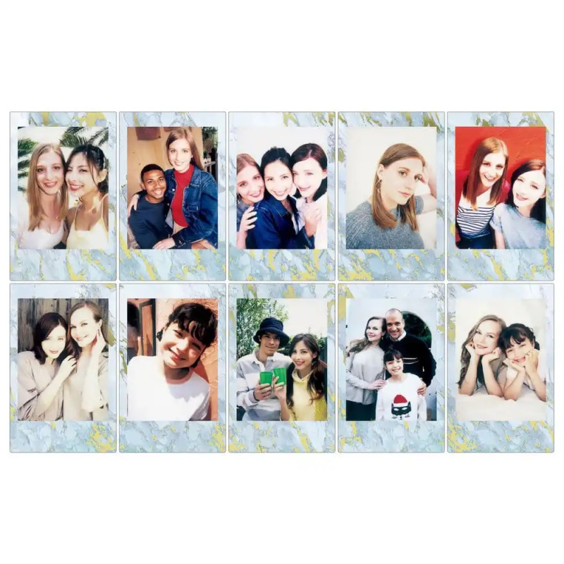 FUJIFILM INSTAX MINI FILM (BLUE MARBLE) 富士即影即有菲林相紙 (藍色大理石)