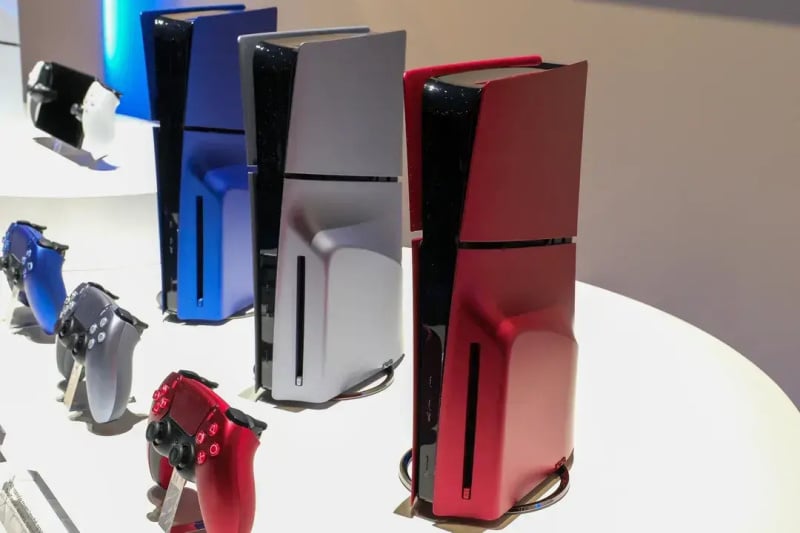 PlayStation®5 主機保護殼（PS5 Slim）- 鈷藍