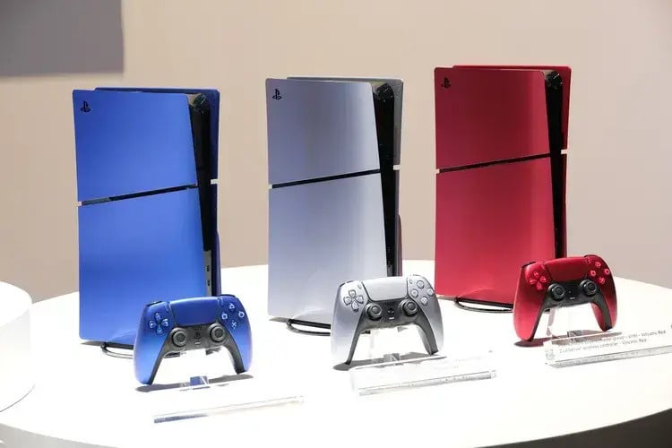 PlayStation®5 主機保護殼（PS5 Slim）- 鈷藍