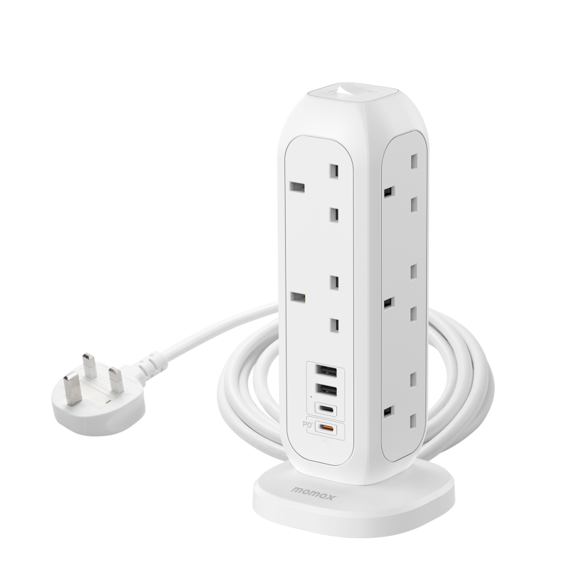 MOMAX ONEPLUG PD20W 2A2C 11位拖板 [US11UK]