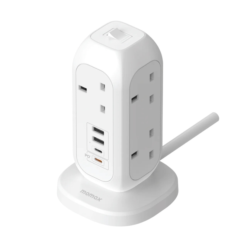 MOMAX ONEPLUG PD20W 2A2C 7位拖板 [US18]