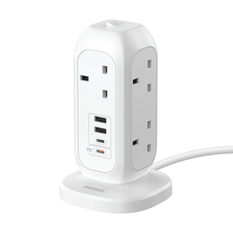 MOMAX ONEPLUG PD20W 2A2C 7位拖板 [US18]