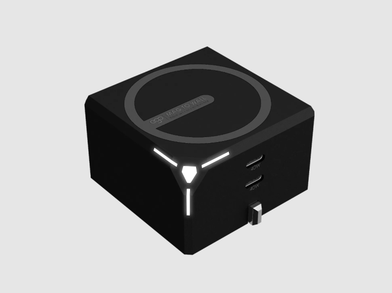 EGO Mag To Wall 40W 磁吸摺疊插腳牆充 MTW (兩色)