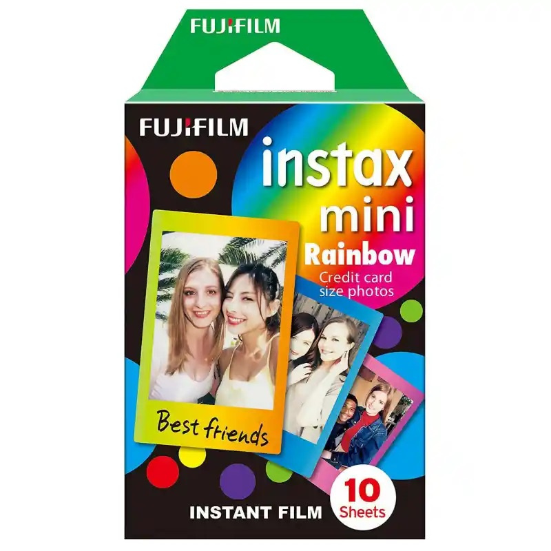 FUJIFILM INSTAX MINI FILM (RAINBOW) 富士即影即有菲林相紙 (彩虹漸變色)