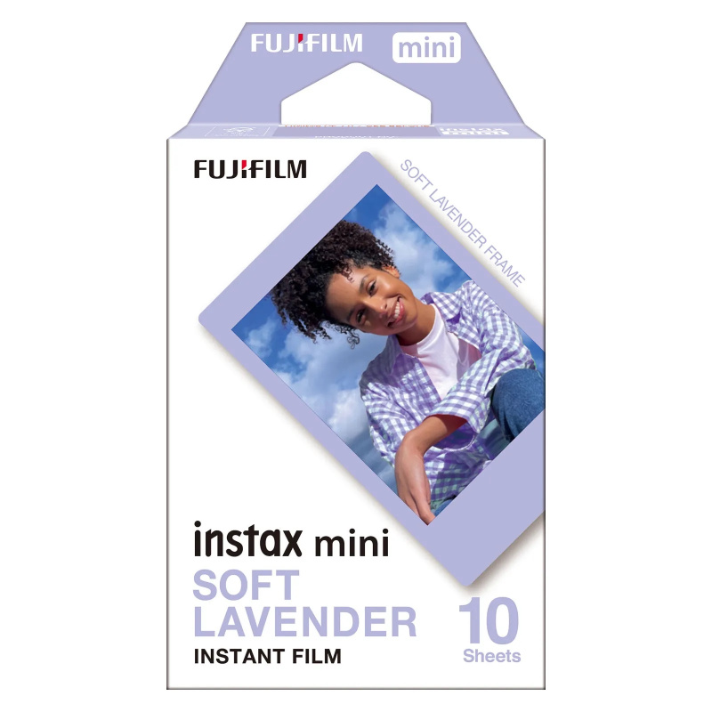 FUJIFILM INSTAX MINI FILM (SOFT LAVENDER FRAME) 富士即影即有菲林相紙 (柔和薰衣草紫邊框)