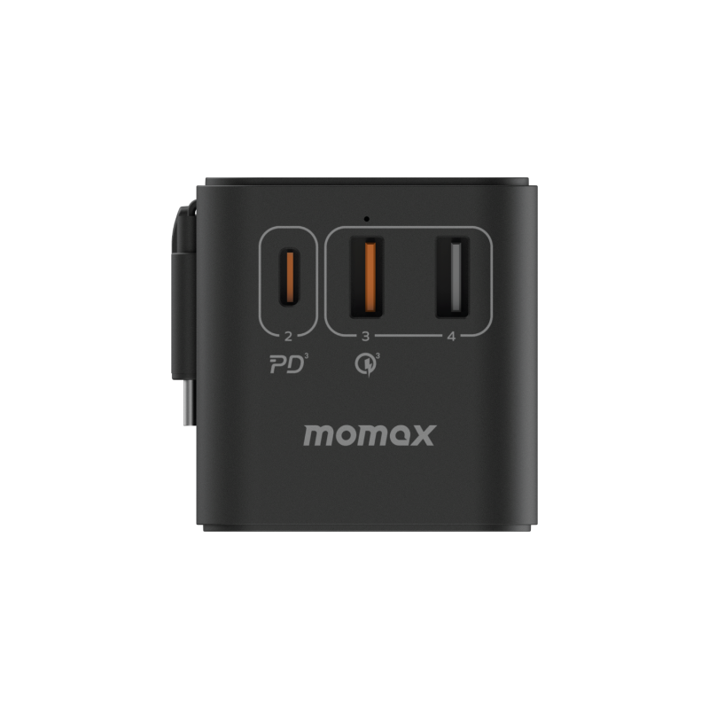 Momax 1-World+ 70W GaN 伸縮充電線旅行插座 (UA18)