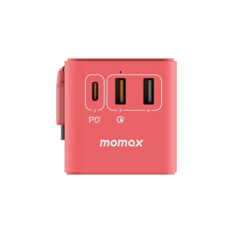 Momax 1-World+ 70W GaN 伸縮充電線旅行插座 (UA18)