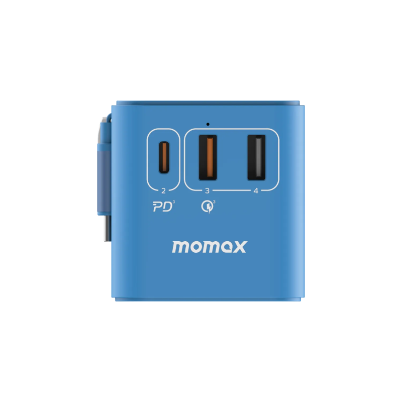Momax 1-World+ 70W GaN 伸縮充電線旅行插座 (UA18)