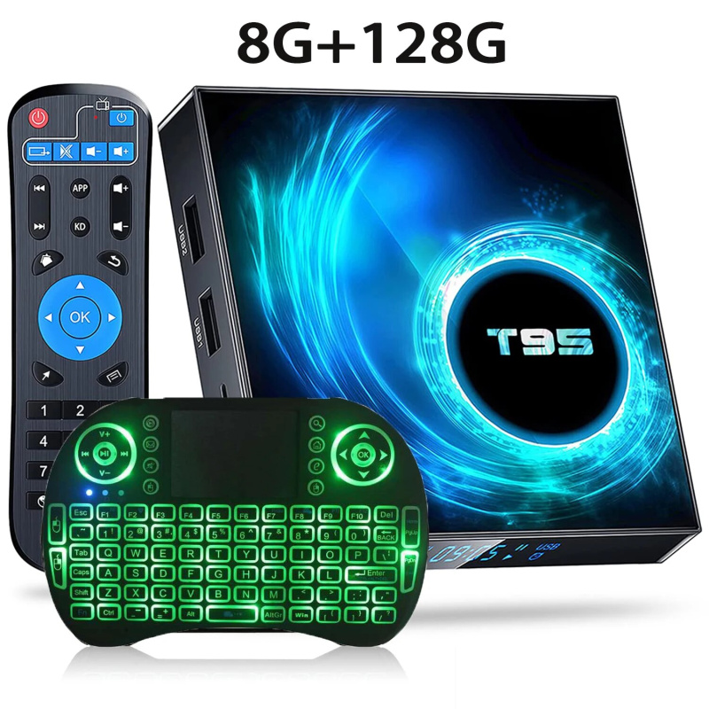T95 電視盒Android 10 4GB 64GB 128GB 全志H616 四核心支援6K HD