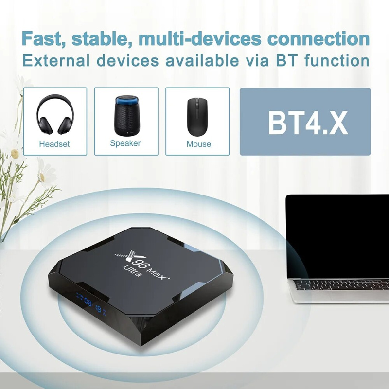 TVBOX(电视盒） X96 MAX Plus 電視盒Android11 2023 Amlogic S905X4 四核心4K
