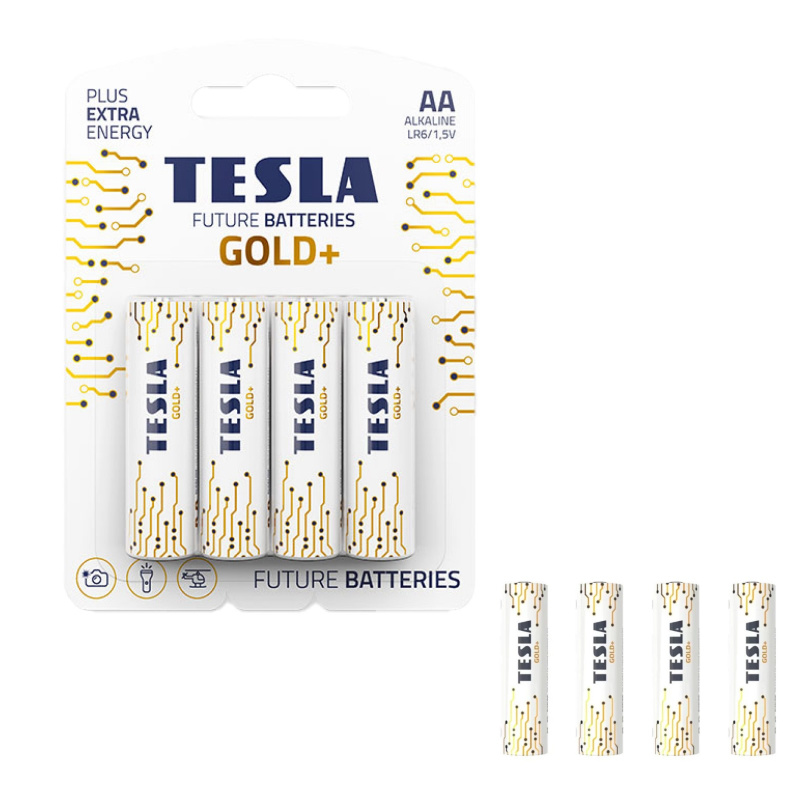 TESLA - 【 8粒裝  】高性能頂級AA鹼性電池