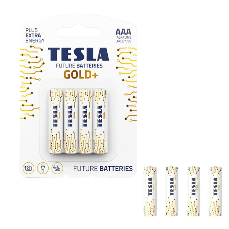 TESLA - 【8粒裝】高性能頂級AAA鹼性電池