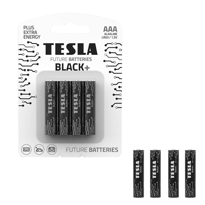 TESLA - 【8粒裝】高性能頂級AAA鹼性電池