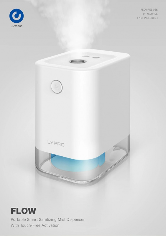 LYFRO Flow Smart Sanitizing Mist Dispenser