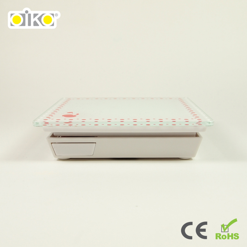 OiKO 強化玻璃平面 2KG 電子秤 KB-1072G-P (粉紅色) #烘焙 #蛋糕 #甜品 #煮食 #電子磅 #計算份量 #準確 #廚房 #餐廚 #食品級