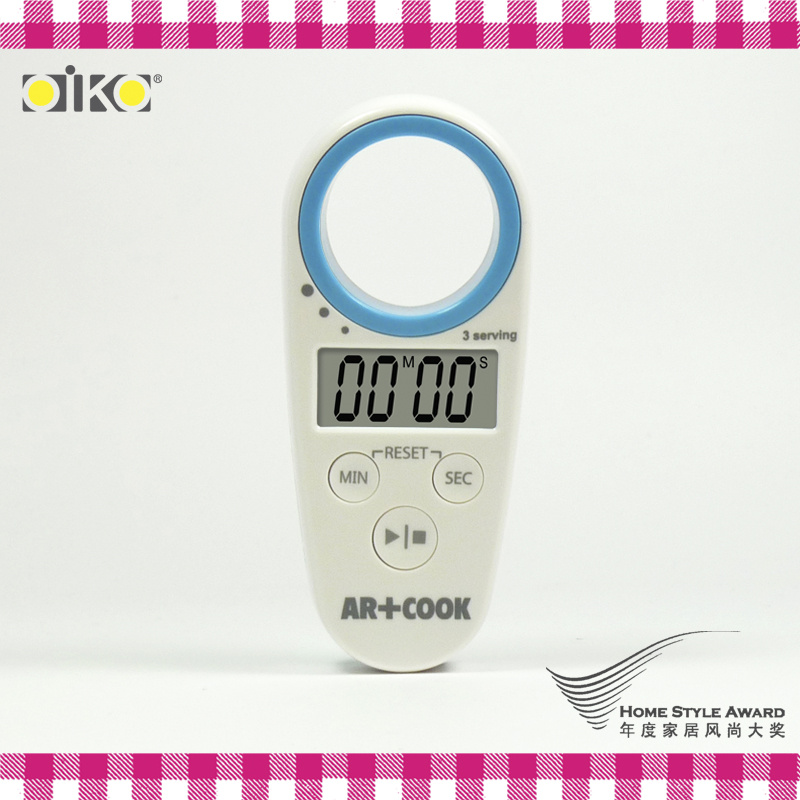 OiKO 三合一 意粉量度器連廚房用電子計時器 (四色) KA133