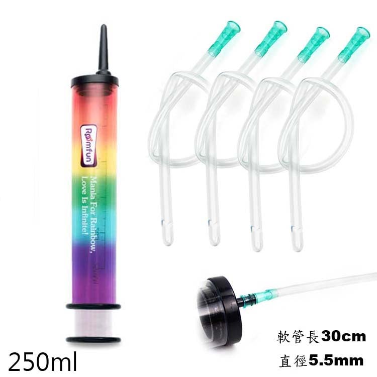 Magic eyes 潤滑液 360ml 加中級者後庭6珠矽膠拉珠灌腸清洗器套庄
