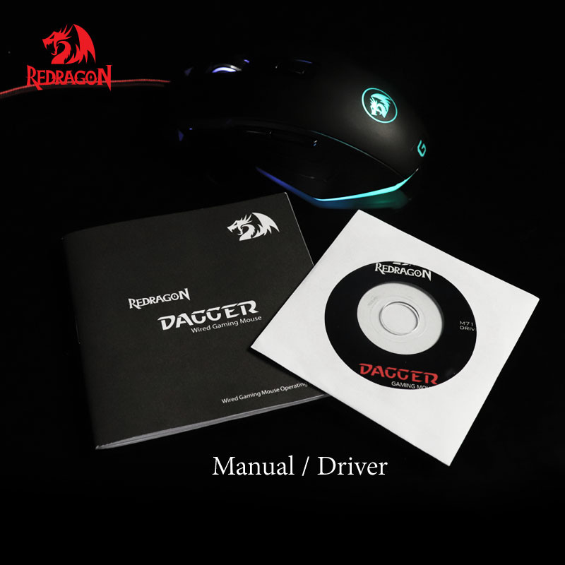 Redragon Dagger M715 Programmable RGB Gaming Mouse