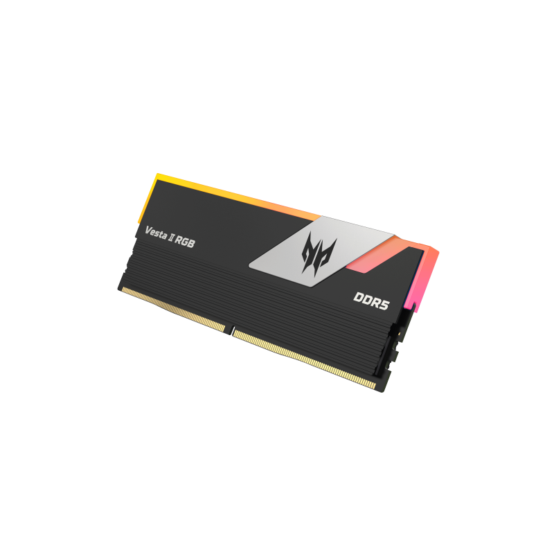 ACER Predator Vesta II RGB (32GB*2) DDR5 6000 64GB CL30 (VESTA2-64GB-6000-2R8-V6) BLACK / SILVER