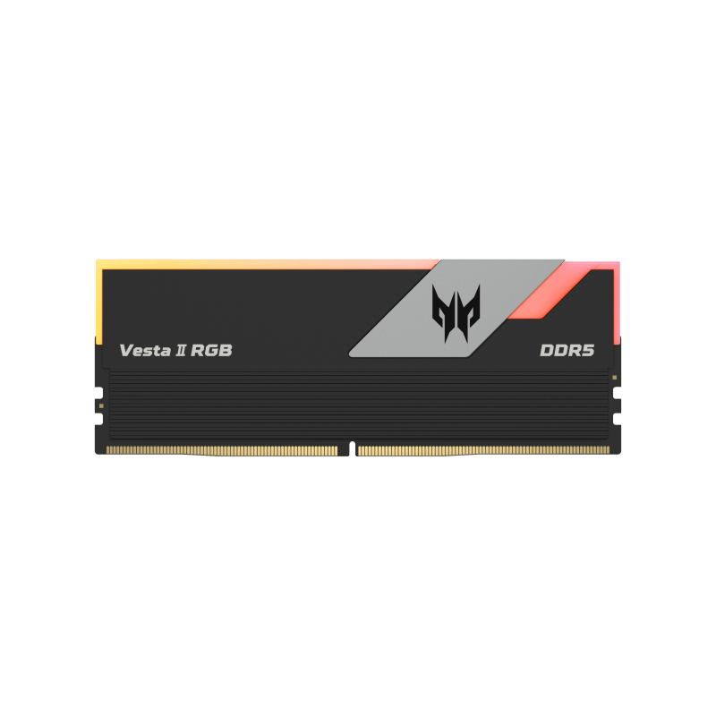 ACER Predator Vesta II RGB (32GB*2) DDR5 6000 64GB CL30 (VESTA2-64GB-6000-2R8-V6) BLACK / SILVER